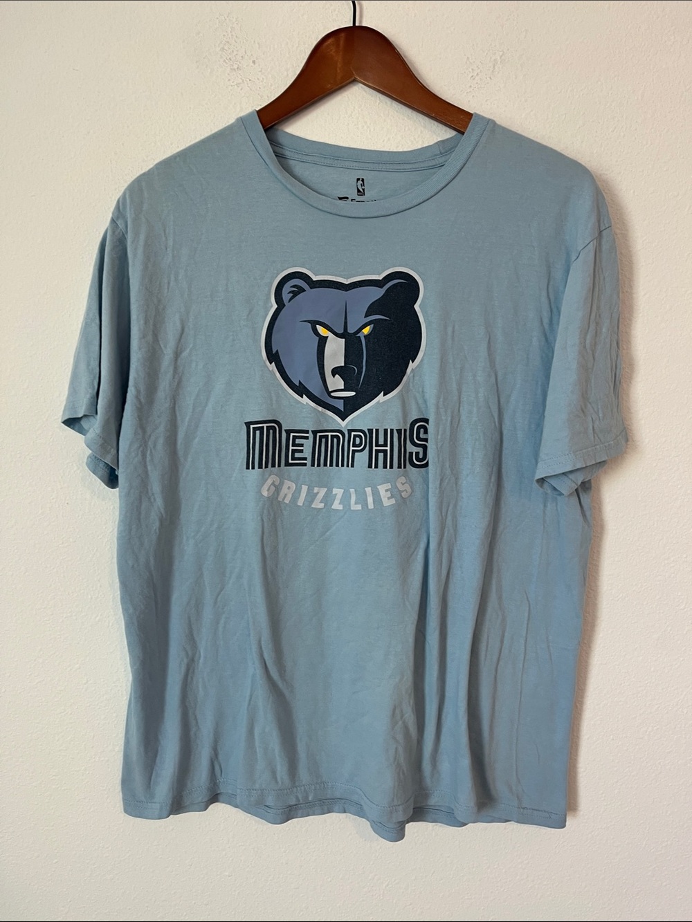 NBA Memphis Grizzlies Light Blue Graphic Team T-Shirt